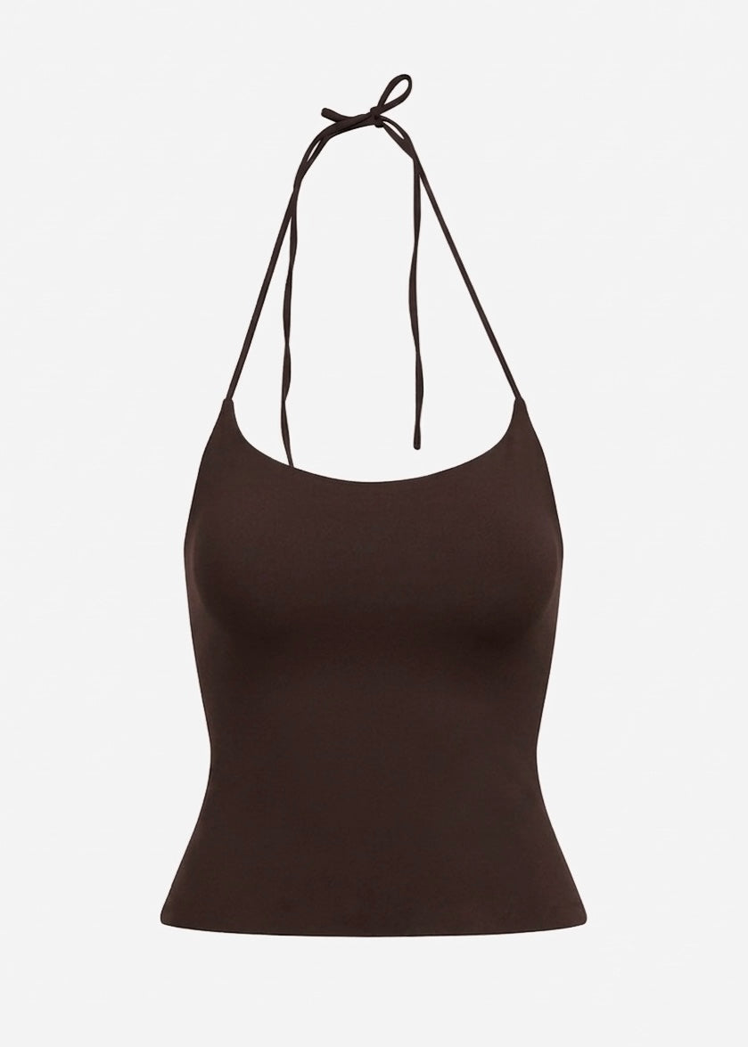 Spaghetti Strap Halter Top